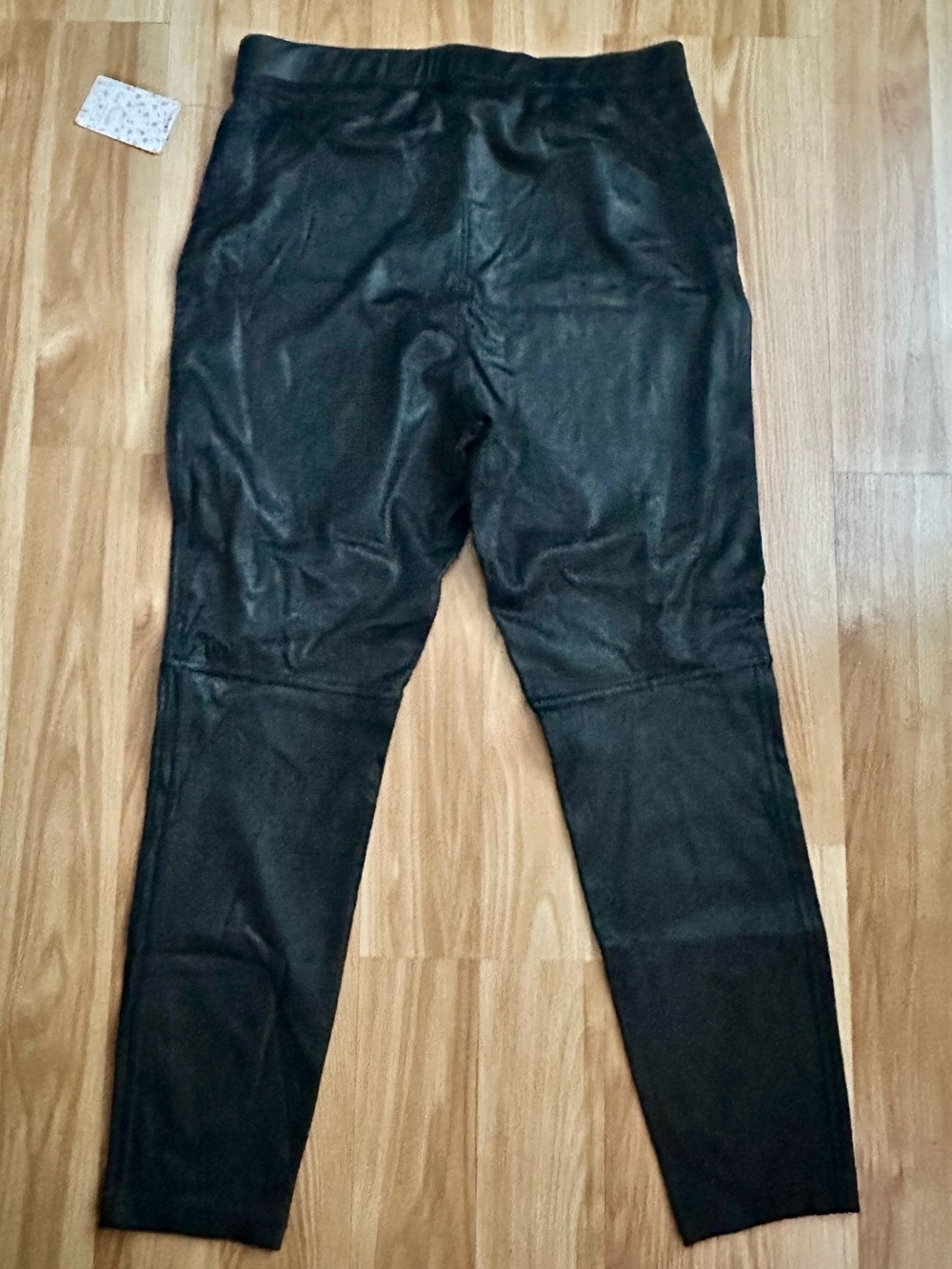 Free People Black Faux Suede Leggings